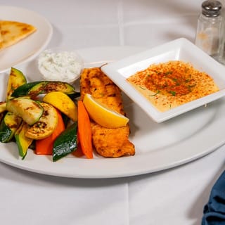 Grilled Salmon Plate