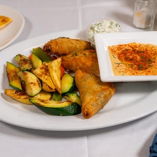 Spanakopita Plate (vegetarian)